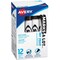 Avery Dry-erase Marker, Chisel Point, Black PK AVE24408 - alternate 1